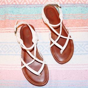 MIA Women’s Adrianna Gladiator Sandal - White